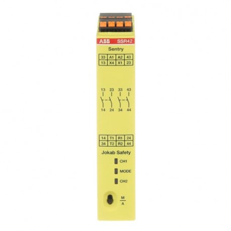 2TLA010053R0401 ABB Sentinelle SSR42P Relais de sécurité push-in