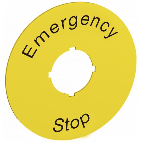 SK615546-2 ABB LETREIRO EMERGENCY STOP