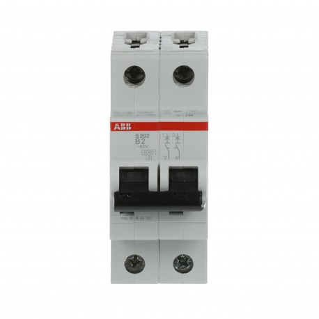S202-B2 2CDS252001R0025 ABB Sicherungsautomat S200 2P 2 A B(AC) 6 kA