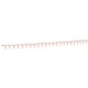 P1X9031 LOVATO MONOFASE collegamento sbarre, PER 55 MODULI, 996mm LONG (55 MCB 1P)