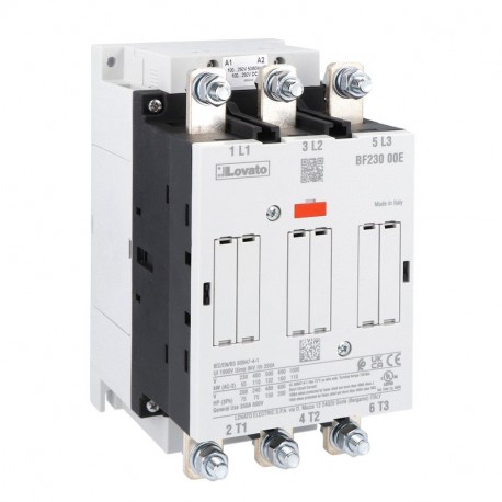 BF23000E110 LOVATO CONTATOOR 3P 230A AC3 48... 130VAC/DC