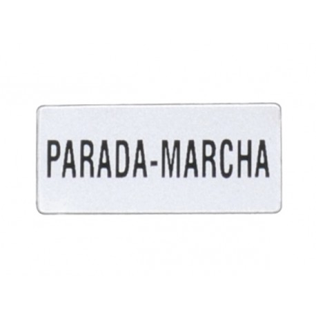 8LM2TAE232 LM2TAE232 LOVATO Etiqueta para portaetiquetas LPXAU100 grabada PARADA-MARCHA