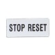 8LM2TAGB214 LM2TAGB214 LOVATO ETICHETTA CON TESTO PER PORTAETICHETTA LPX AU100, STOP RESET