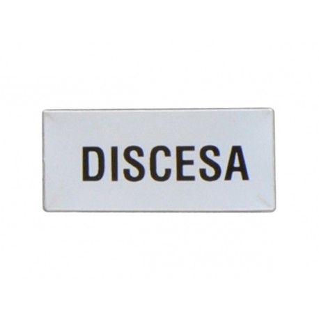 8LM2TAI218 LM2TAI218 LOVATO LABEL WITH TEXT FOR LPX AU100 LEGEND HOLDER, DISCESA