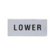 8LM2TAGB218 LM2TAGB218 LOVATO LABEL WITH TEXT FOR LPX AU100 LEGEND HOLDER, LOWER