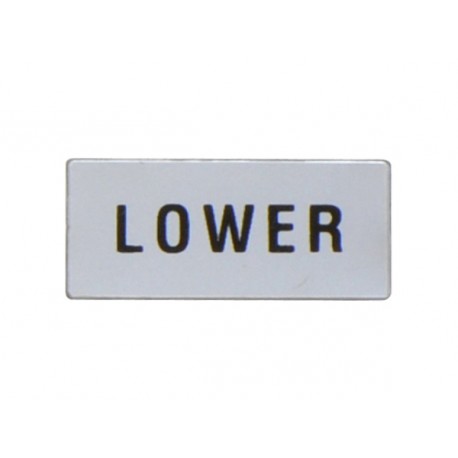 8LM2TAGB218 LM2TAGB218 LOVATO ETICHETTA CON TESTO PER PORTAETICHETTA LPX AU100, LOWER