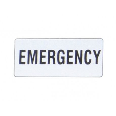 8LM2TAGB220 LM2TAGB220 LOVATO ETICHETTA CON TESTO PER PORTAETICHETTA LPX AU100, EMERGENCY