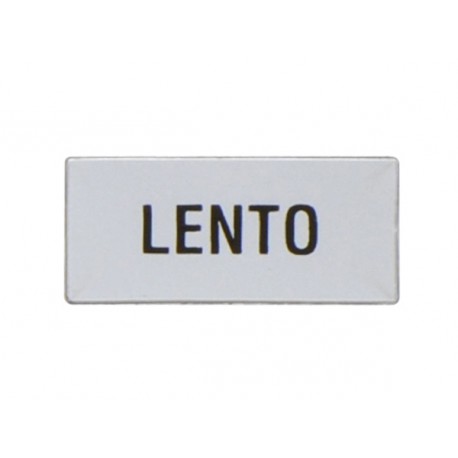 8LM2TAI224 LM2TAI224 LOVATO ETICHETTA CON TESTO PER PORTAETICHETTA LPX AU100, LENTO