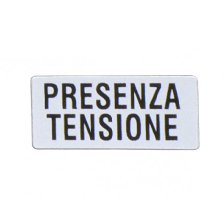 8LM2TAI229 LM2TAI229 LOVATO ETICHETTA CON TESTO PER PORTAETICHETTA LPX AU100, PRESENZA TENSIONE