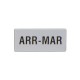 8LM2TAI232 LM2TAI232 LOVATO ETICHETTA CON TESTO PER PORTAETICHETTA LPX AU100, PER SELETTORI, ARR-MAR