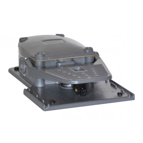 KR120S11 LOVATO FOOT SWITCH, K SERIES, ONE PEDAL, WITH PEDAL ACTUATOR BLOCK, METAL BODY, OPEN. CONTACTS 1NO+..