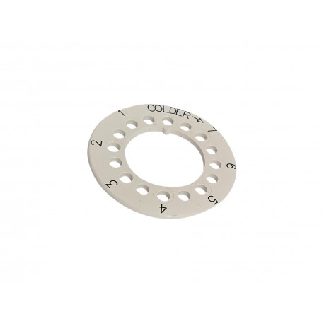 077B8973 DANFOSS REFRIGERATION WHITE WASHER W. BLACK PRINT 0-7 I/480