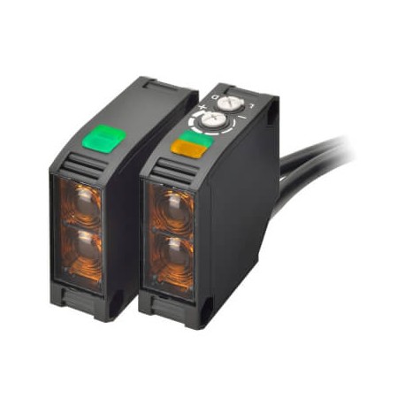 E3JK-TR14-C 2M E3JK7130M E3JKTR14C2MOMS OMRON Cellule photoélectrique, carrée, LED IR, mode diffus, 5 m, AC/..