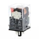 MKS2P 24VDC MKSN8013A MKS2PDC24BYOMZ OMRON DPDT 10A Enchuf. Indic. mecânico