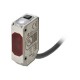 E3AS-L80MN 2M E3AS0076D E3ASL80MN2MOMS OMRON Photoelectric sensor, rectangular housing, stainless steel, red..
