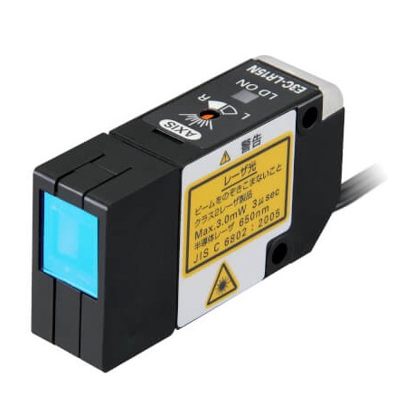 E3C-LR15N 2M E3C 2060G E3CLR15N2M OMRON Cabezal de sensor láser, retrorreflectante coaxial, 7 m, punto varia..