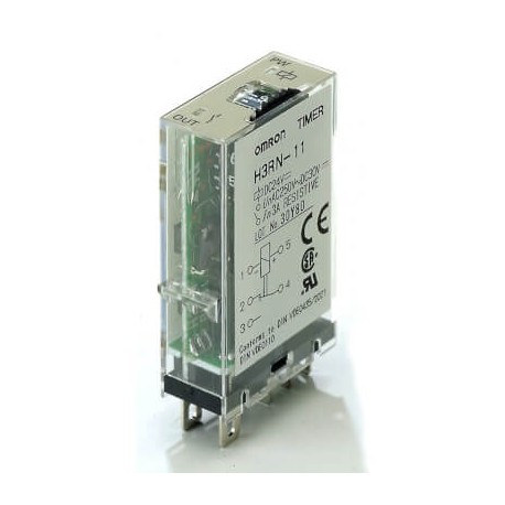 H3RN-1 12VDC H3RN1001B H3RN112DC OMRON 16mm SPDT 0,1 s-10 min 12vdc
