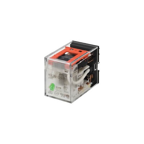MY4-GS-R AC24 MY4 5700A MY4GSRAC24BYOMZ OMRON Relay, plug-in, 14-pin, 4PDT, 3 A, mechanical indicator, 24 V ..