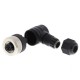 Y92E-M12PVC4Aconf-L AA017990A Y92EM12PVC4ACONFL OMRON Without cable right Angle 4-wire M12