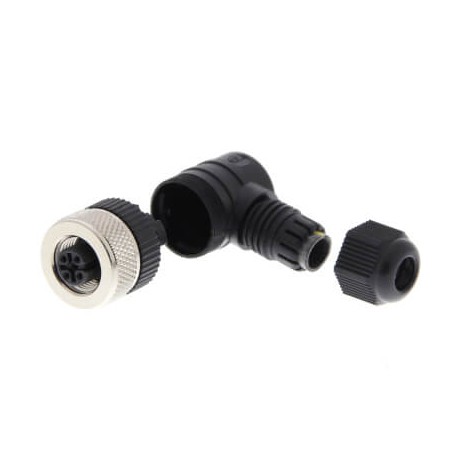 Y92E-M12PVC4Aconf-L AA017990A Y92EM12PVC4ACONFL OMRON Without cable right Angle 4-wire M12