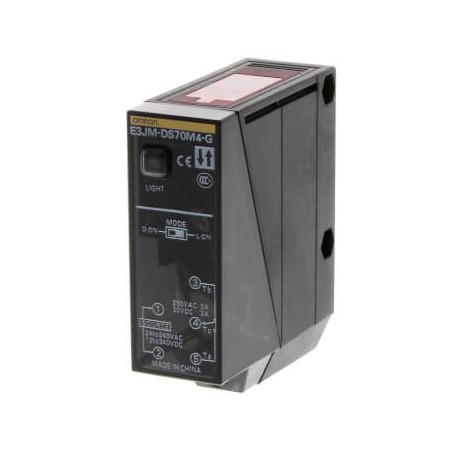 E3JM-DS70M4T-G E3JM2102G E3JMDS70M4TGOMS,1 OMRON Photoelectric sensor, diffuse, 700 mm, AC/DC, relay, timer ..