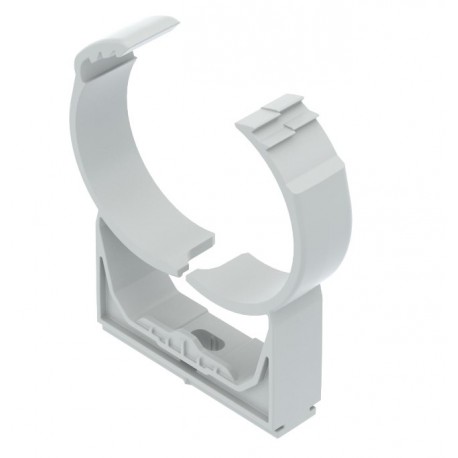 2147328 OBO BETTERMANN ProQuick clamp, light gray. High-strength clamp for housing plastic and metal electri..