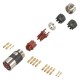 6FX2003-0LU10 SIEMENS power connector 6-pole Sz. 1.5 type: 6FX2003-0LU10 socket, screw cap 1x 6-pole insulat..