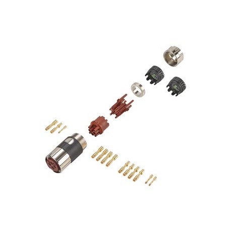 6FX2003-0LU10 SIEMENS power connector 6-pole Sz. 1.5 type: 6FX2003-0LU10 socket, screw cap 1x 6-pole insulat..
