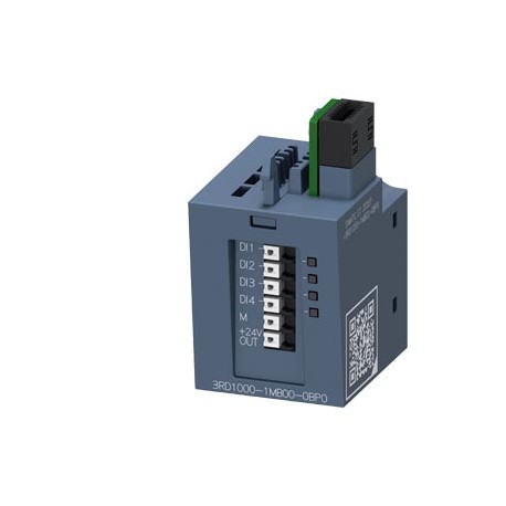 3RD1000-1MB00-0BP0 SIEMENS SIRIUS, SIMATIC ET 200SP e-Starter Basic 4DI (LC) submódulo. Material con posibil..