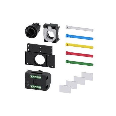 3SU1900-0XE10-0AA0 SIEMENS 3SU1 azione di marketing: Starter Kit SIRIUS ACT selettore a chiave ID con modulo..