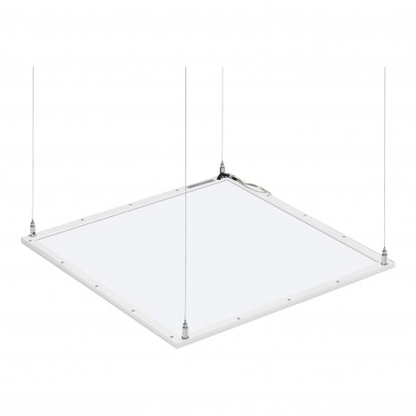 2LPS5757ALB ROBLAN LED Display DOUBLE LIGHT 595 x 595 mm 40W 100-240V 3350Lm 6000K Framework Aluminum. Effec..