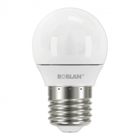 LEDA1505E27F ROBLAN LED Spherical 5W Cool White 4100K E27 470lm 175-250V