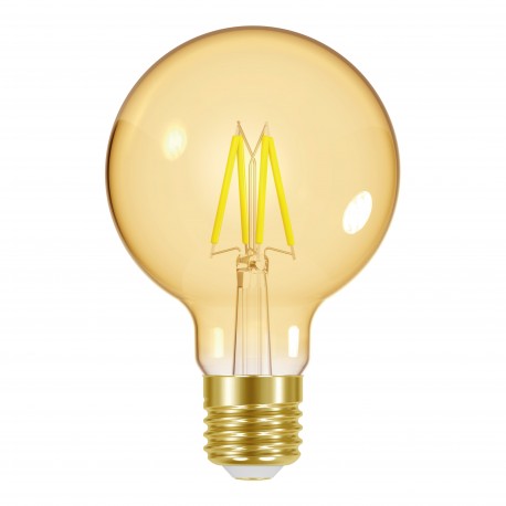 VINAMBG8004E27C ROBLAN Vintage-Filament Globe G80 4W E27 2200k 360Lm Amber