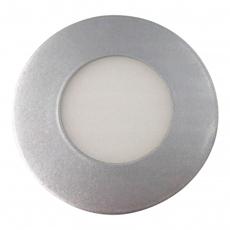 LEDPANEL5HB ROBLAN LED Downlight CIRCULAR 5W 100-240V 350Lm 6500K 90 x 9mm MATTE CHROME