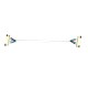 CONIP20RGBSS12 ROBLAN Quick connector for RGB Led Strips 12mm "two strips" (c/cable 10cm)