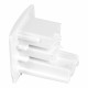 TRACKCAPB ROBLAN End cap TK White