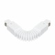 TRACKFLEXB ROBLAN Connettore flessibile TK Bianco