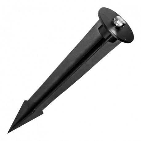 SPIKE1020 ROBLAN Brochette de Sol pour les Projecteurs, 10W et 20W TC Noir