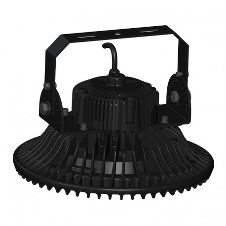 BRACKET300500A3 ROBLAN Support for Bell LED ASTRO 300-500W-Black. Base in angle