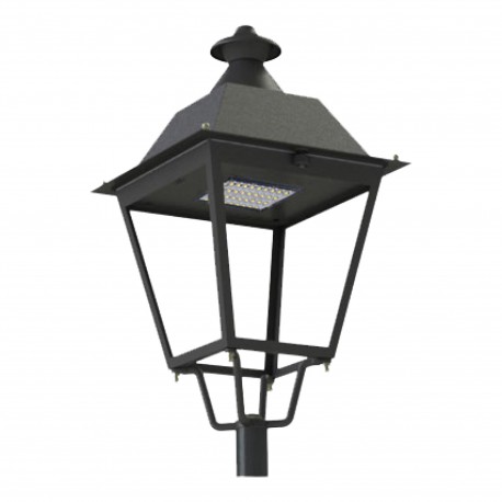 COMET50FBT ROBLAN Вилла комета Сид 50W 90-305В 4000К 5800lm Сид черный АКЗ 10кВ 48мм дважды Рег
