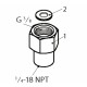 060B030266 DANFOSS REFRIGERATION Accessorio Capezzolo