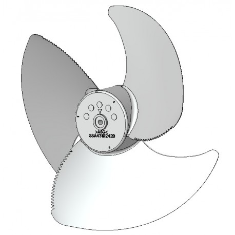 SSA431B242B DANFOSS REFRIGERATION ERSATZTEIL, LÜFTER, D570 PROPELLER