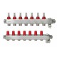 088U0757 DANFOSS HEATING SSM-7F manifold set with flowmeters