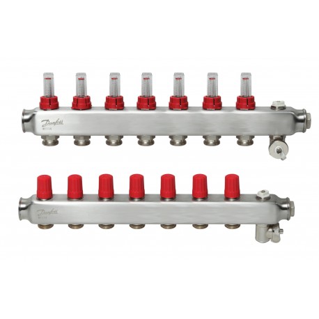 088U0757 DANFOSS HEATING SSM-7F Set di collettori con flussimetri