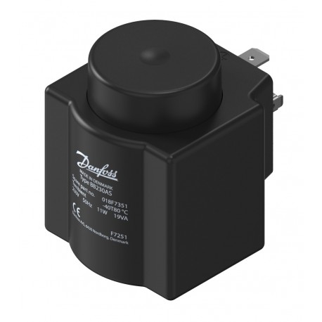 018F7398 DANFOSS REFRIGERATION Spule BN024DS 24V DC Schwarz