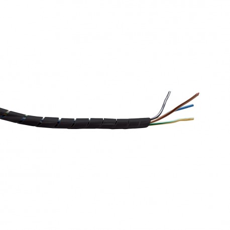 GSP 15N GSP1035 TEKNOMEGA GUAINA A SPIRALE Ø 15MM NERO