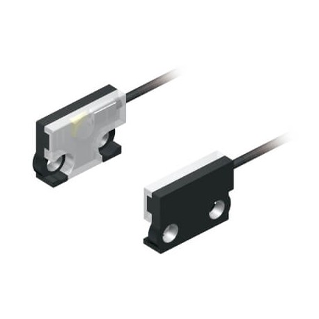 E32-LT35Z 2M E32 1630D E32LT35Z2M OMRON Fiber optic sensor head, through-beam, square, flat-view, integrated..