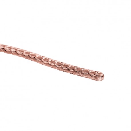 TTR 20-10 TTR1005 TEKNOMEGA TRECCIA TONDA IN RAME ROSSO 10MM²