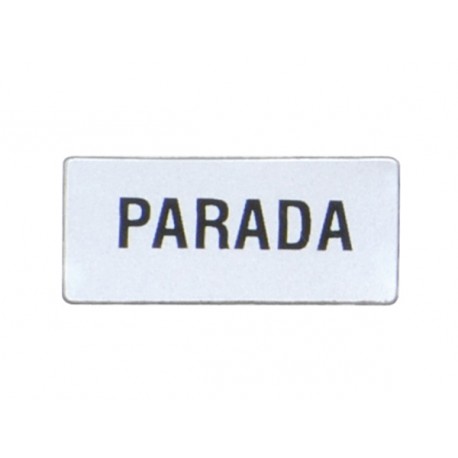 8LM2TAE212 LM2TAE212 LOVATO ETICHETTA CON TESTO PER PORTAETICHETTA LPX AU100, PARADA