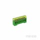 ITB 80-7-G ITB1030 TEKNOMEGA UNIPOLAR TERMINAL BLOCK 80 A 7 OUTPUTS GREEN